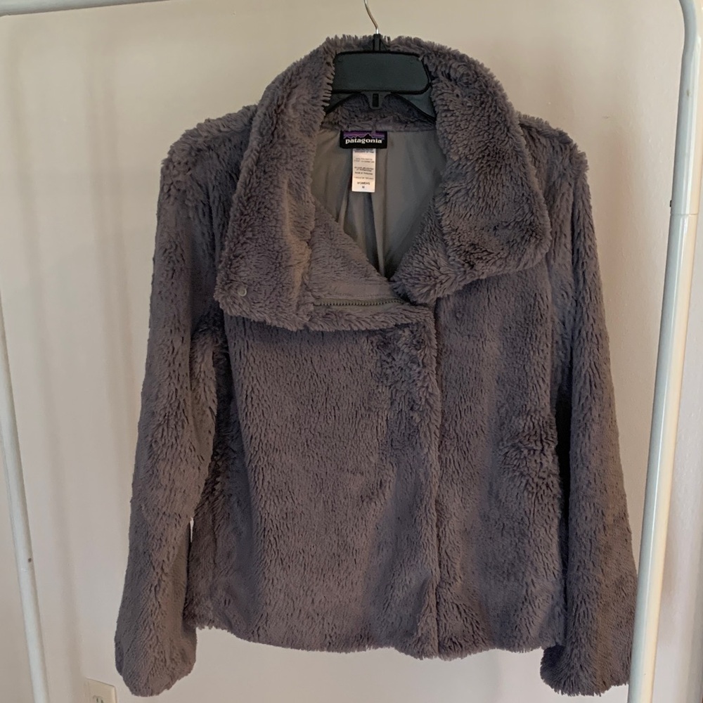 Patagonia Charcoal Teddy Jacket